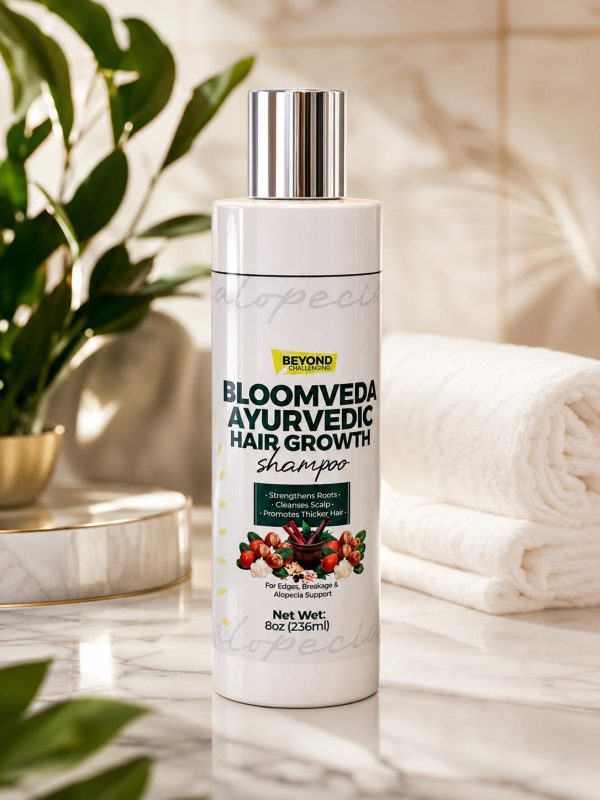 Bloomveda Ayurvedic Hair Growth Shampoo 8 oz bottle