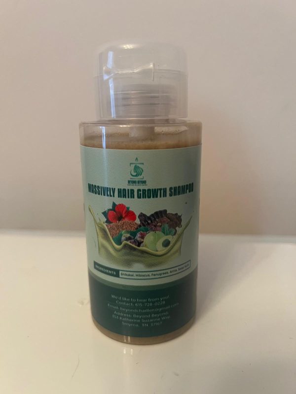 Massively Hair Growth Shampoo bottle with a clear pump cap